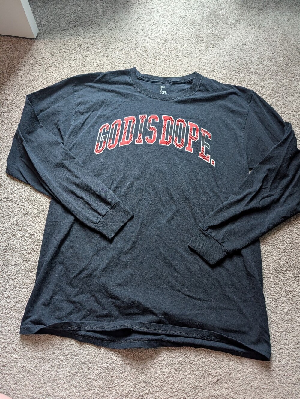 God Is Dope Long Sleeve Large
